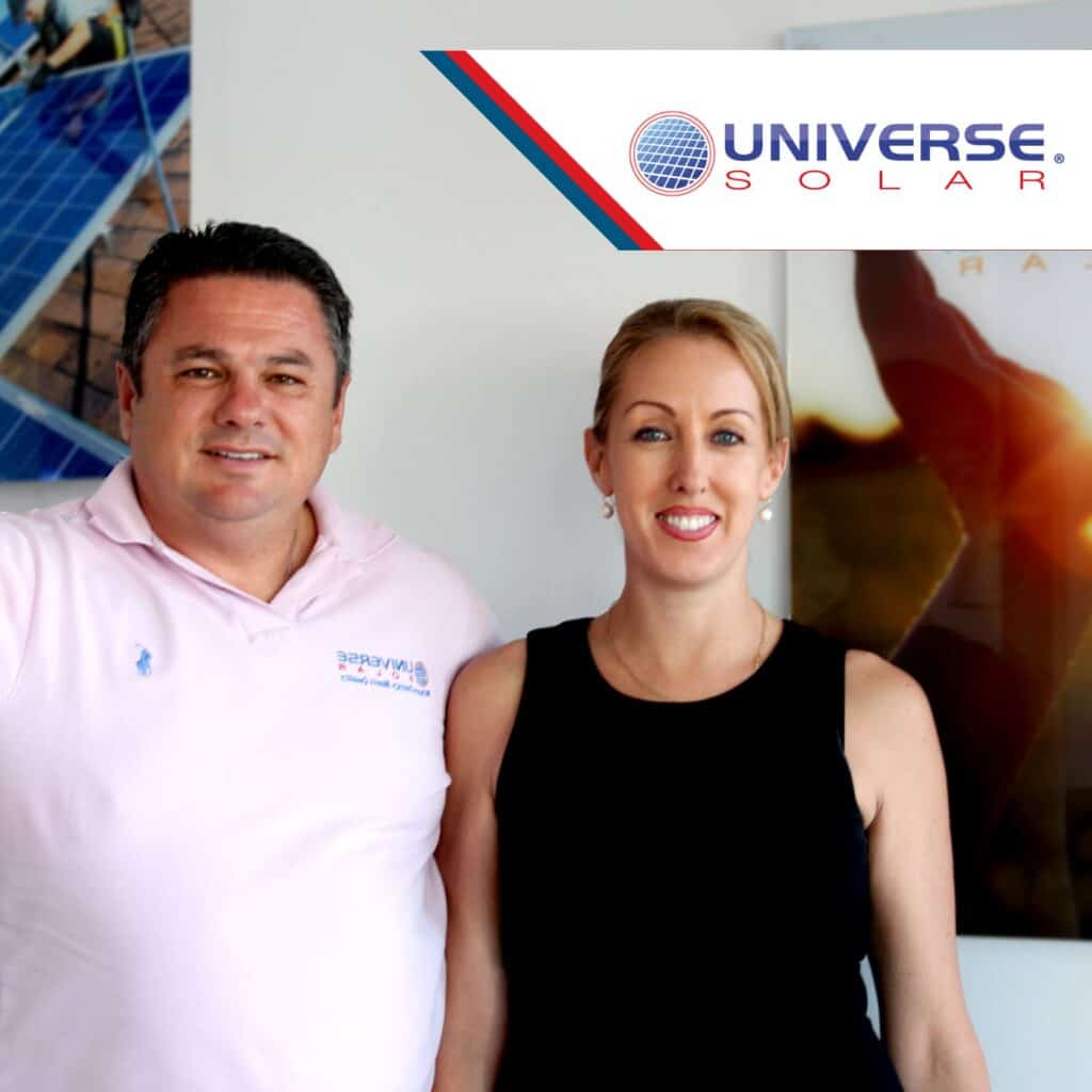 Universe Solar Directors Peter and Nikki